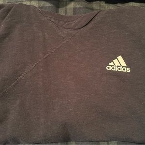 Large Adidas mens sleeveless sweatshirt in black